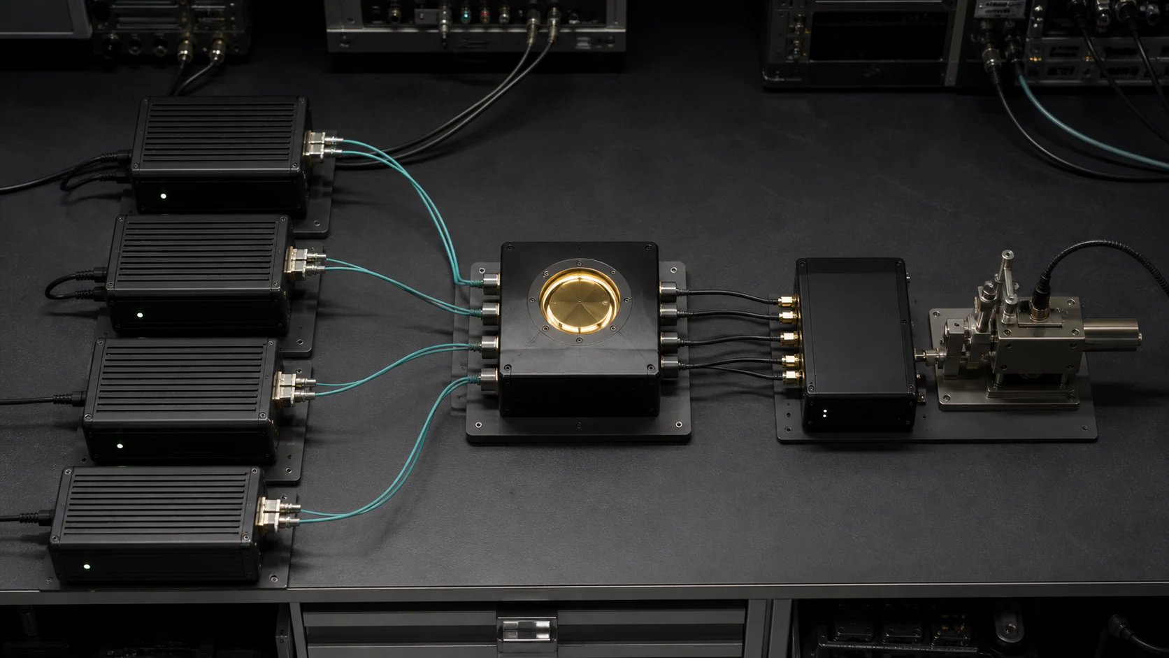 Validator appliances connect confidential execution, proof verification, blockchain settlement, and a gold Digital Seal