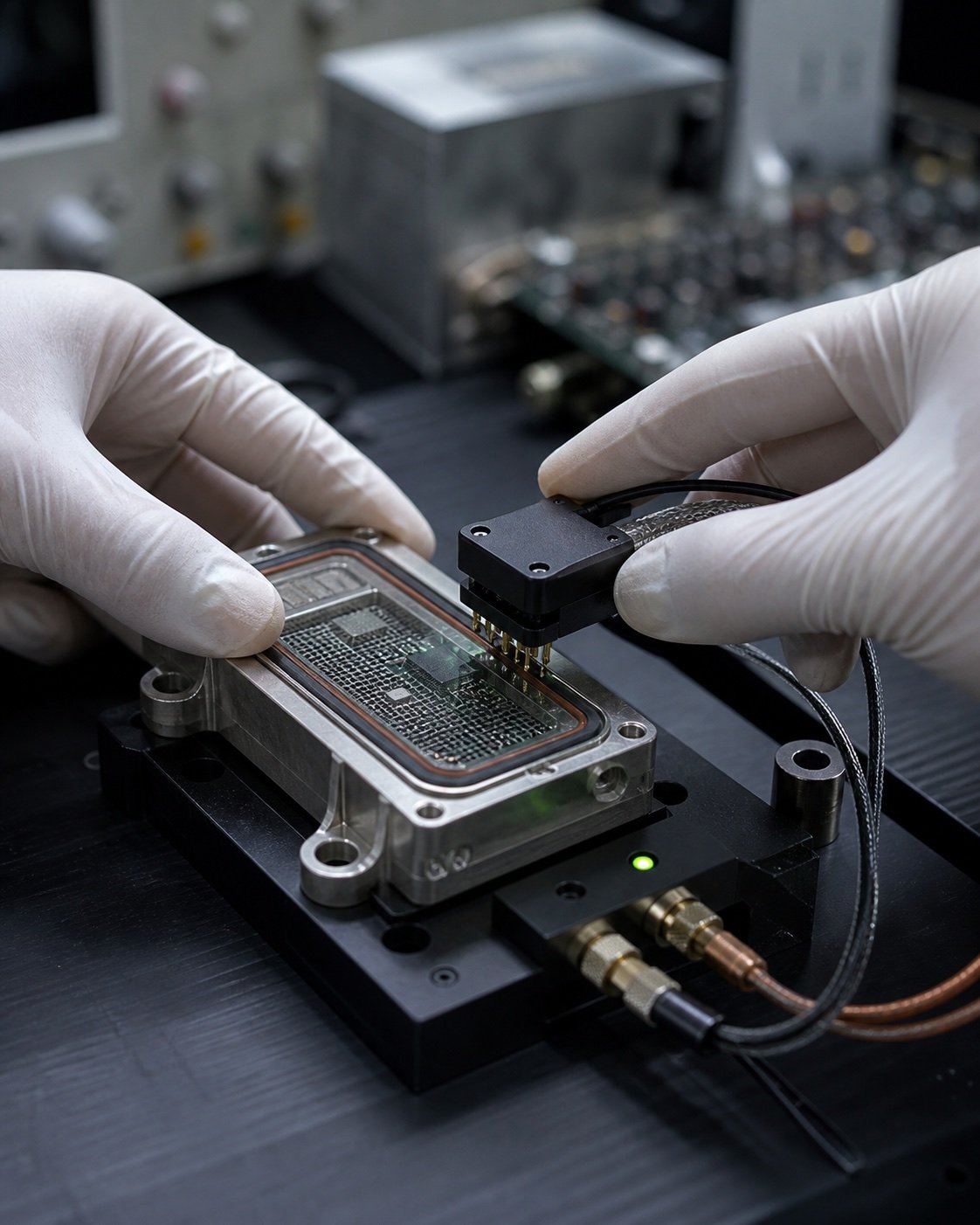 Tamper-evident sensor module undergoing hardware attestation